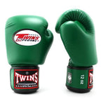 Twins Special BGVL 3 Boxing Gloves - Genuine Leather - Dark Green