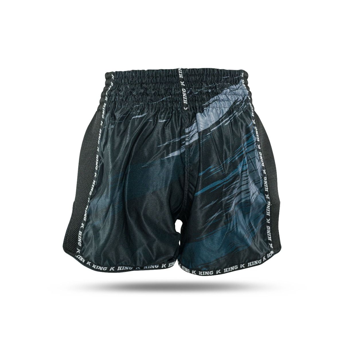 King Pro Boxing Storm 1 Muay Thai Shorts - zwart/donkerblauw