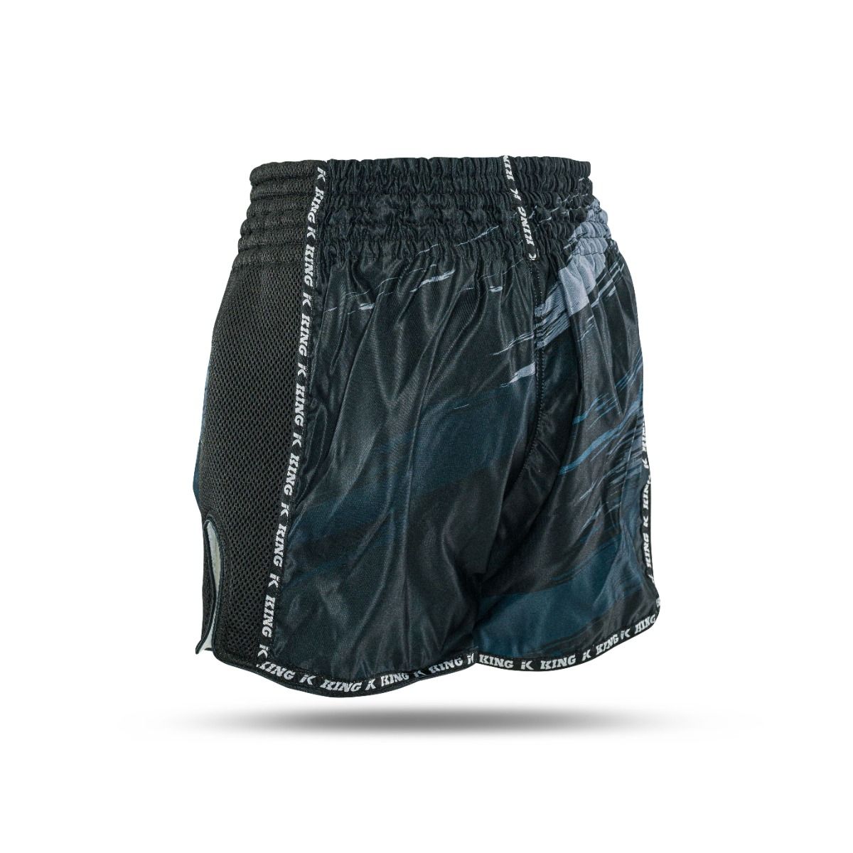 King Pro Boxing Storm 1 Muay Thai Shorts - zwart/donkerblauw