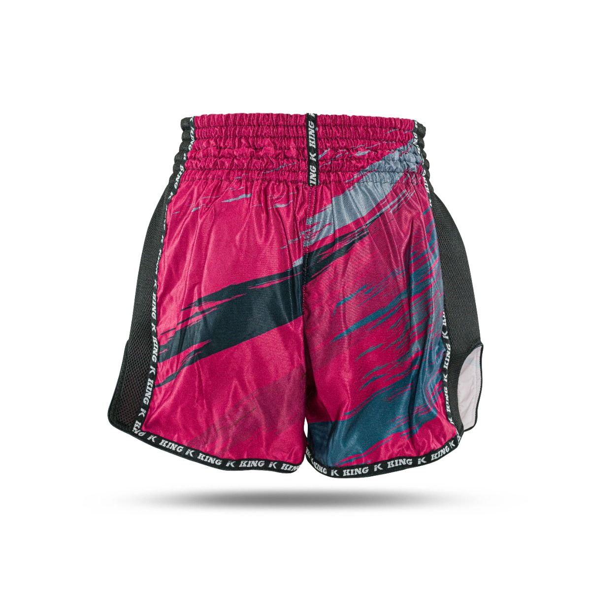 King Pro Boxing Storm 3 Muay Thai Shorts - rood/donkerblauw