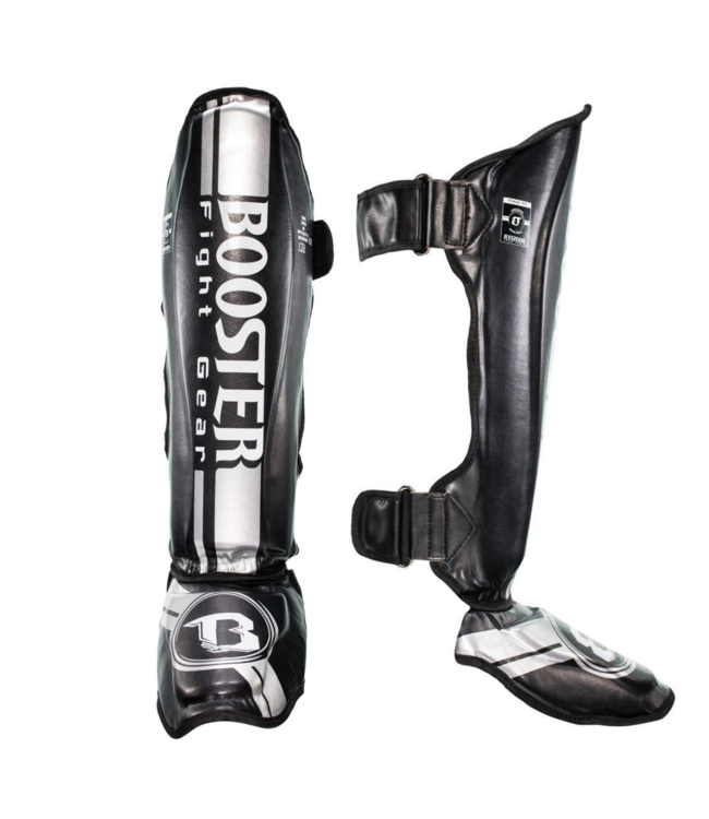Booster Shin Guards BSG V3 - Black / Silver
