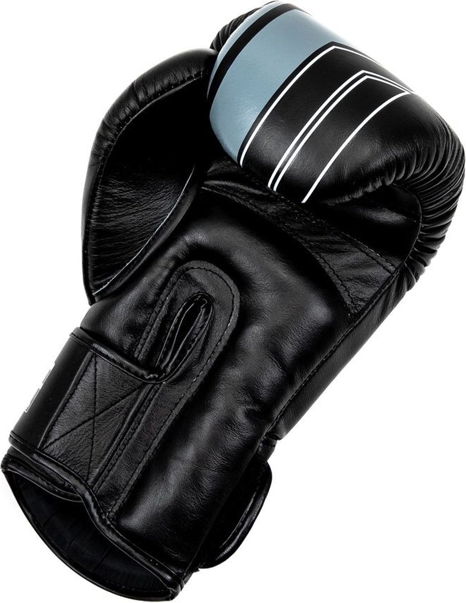 Booster Pro Range BGL V9 Bokshandschoenen - Echt Leer - zwart/grijs