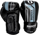 Booster Pro Range BGL V9 Bokshandschoenen - Echt Leer - zwart/grijs