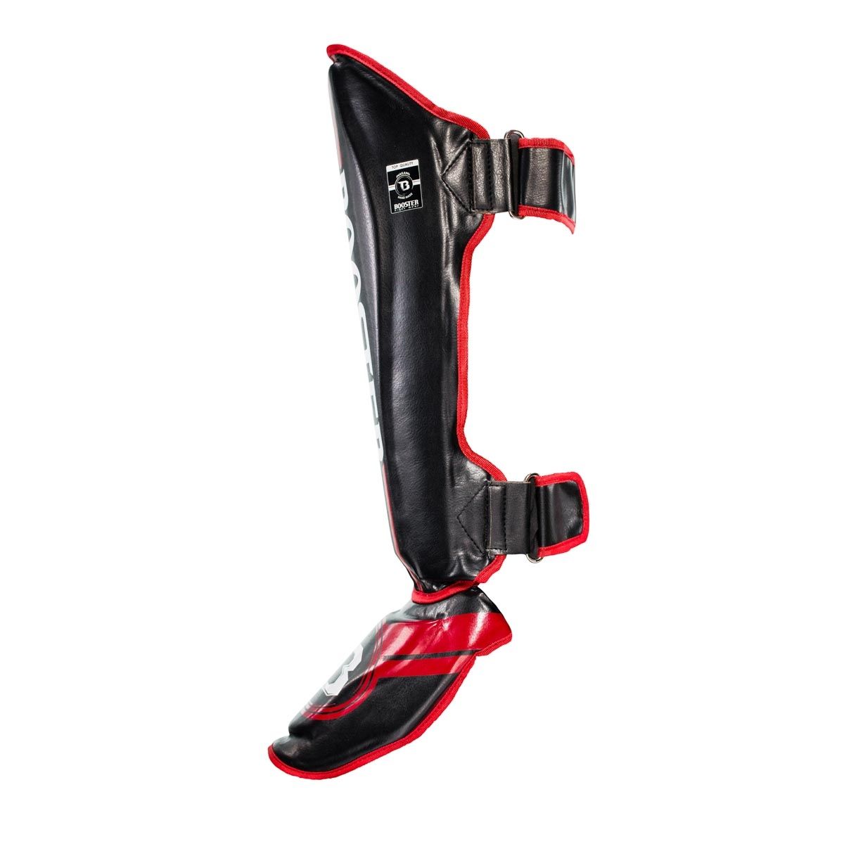 Booster Pro Range BSG V3 Scheenbeschermers - Zwart / Rood