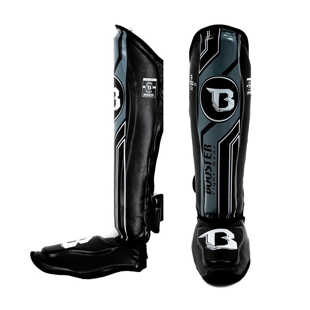 Booster Pro Range BSG V9 Scheenbeschermers - Zwart / Grijs
