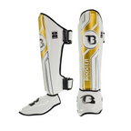 Booster Shin Guards BSG V9 - White / Gold