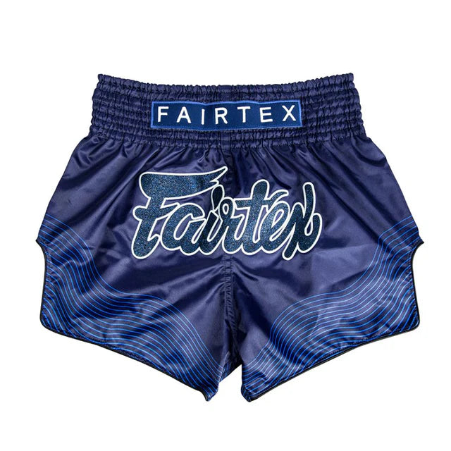 Fairtex BS1930 Muay Thai Shorts - Blue Ocean - Blauw