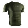 Hayabusa Core Short Sleeve Rashguard voor heren - Donkergroen