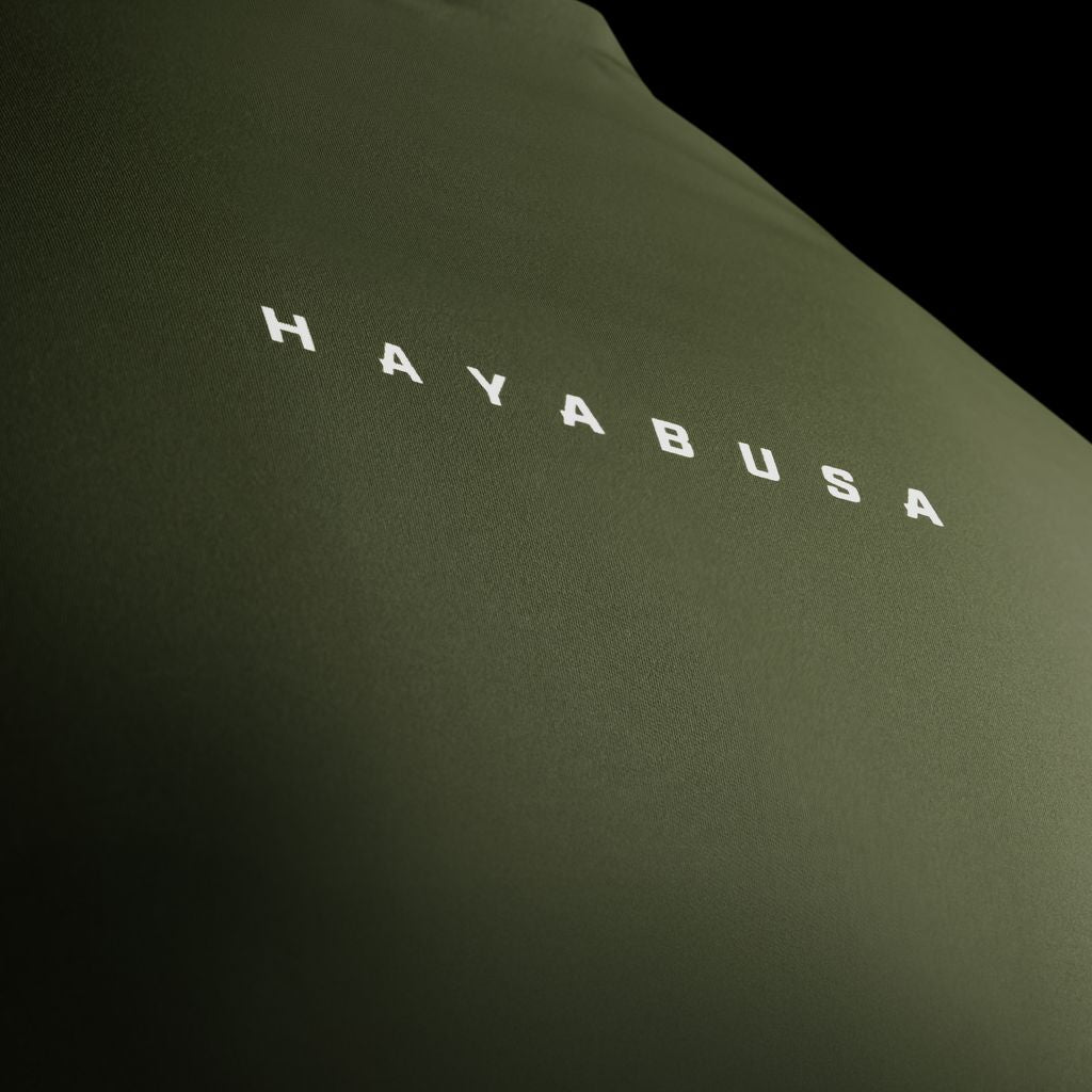 Hayabusa Core Short Sleeve Rashguard voor heren - Donkergroen