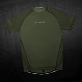 Hayabusa Core Short Sleeve Rashguard voor heren - Donkergroen
