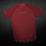 Hayabusa Core Short Sleeve Rashguard for Men - Dark Red