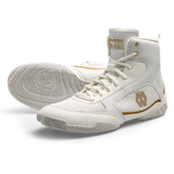 Hayabusa Mayweather Champ Boxing Shoes - White/Gold