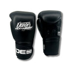 Danger Avatar Boxing Gloves - Genuine Leather - Black