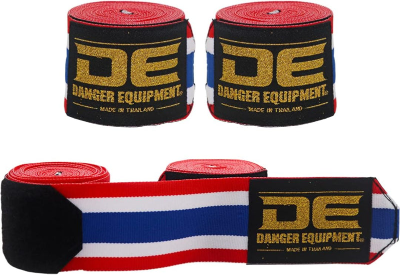 Danger Equipment Boxing Wraps - 4.5 meters - Thai Flag