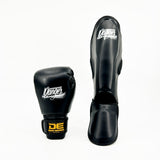 Danger Kinder Boxing Gloves - PU - Black