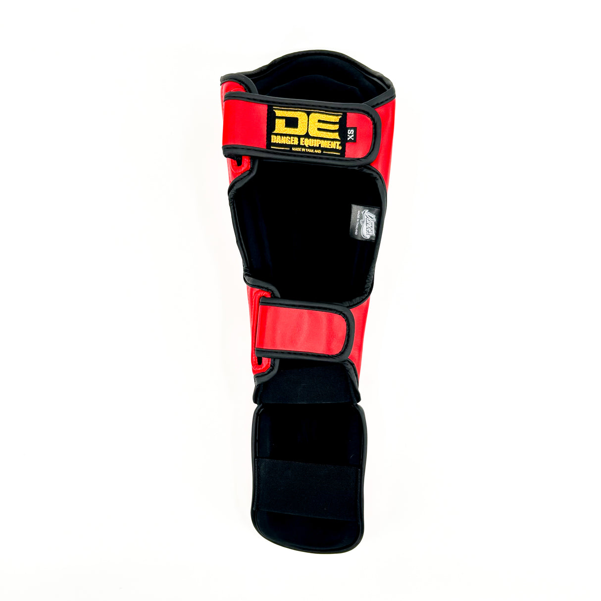 Danger Kinder Shin Guards - PU - Red