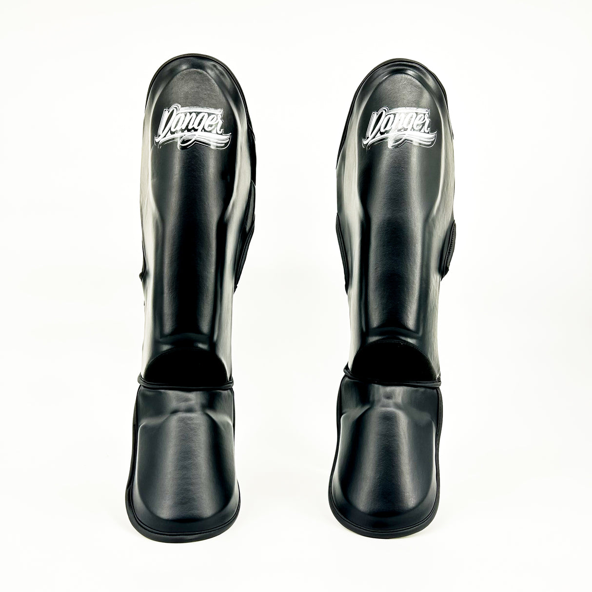 Danger Kinder Shin Guards - PU - Black