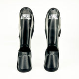 Danger Kinder Shin Guards - PU - Black