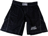 Danger MMA Short - Satin Microfiber - Black