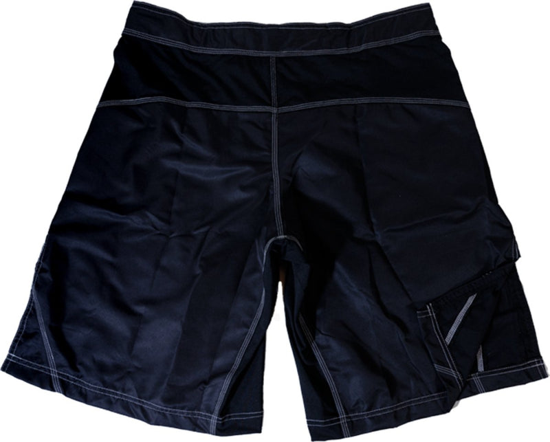 Danger MMA Short - Satin Microfiber - Black