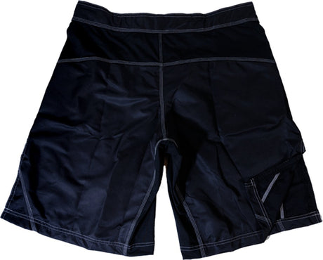 Danger MMA Short - Satin Microfiber - Black