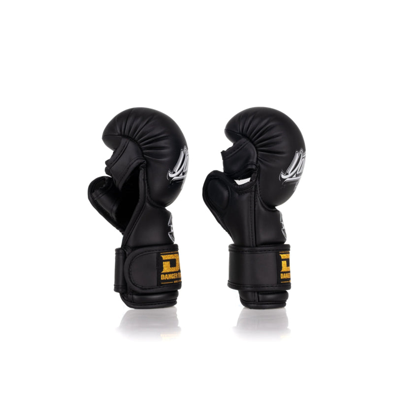 Danger MMA Sparring Handschoenen - semi leer - Zwart