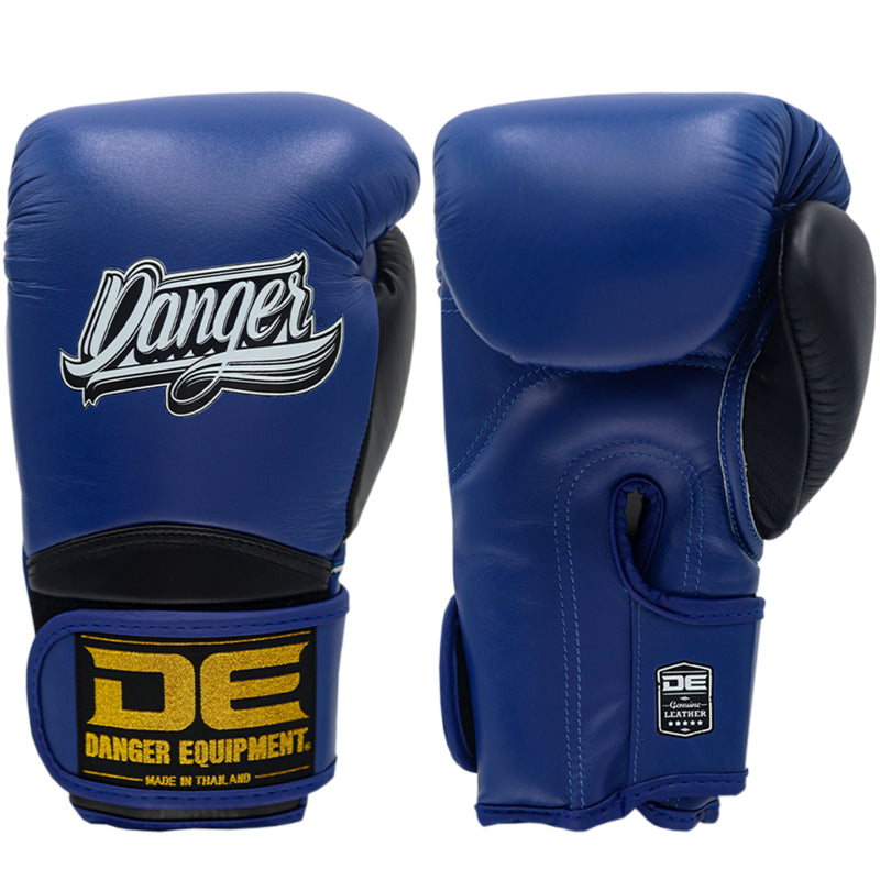 Danger Rocket Bokshandschoenen - Echt Leer - Blauw