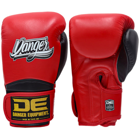 Danger Rocket Bokshandschoenen - Echt Leer - Rood