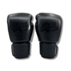 Danger Supermax Boxing Gloves - Black Edition - Genuine Leather - Black