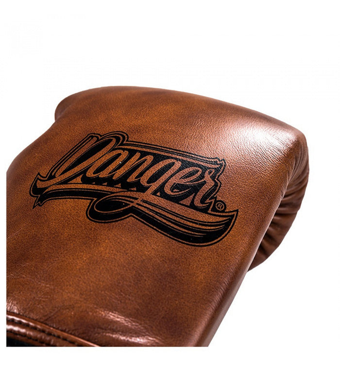 Danger Thai Legend Bokshandschoenen - Echt Leer - Bruine retrolook