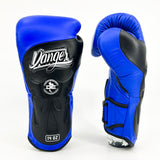 Danger Ultimate Fighter Bokshandschoenen - Echt Leer - Blauw/Zwart