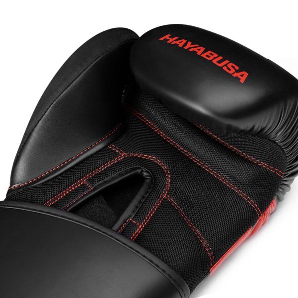 Hayabusa S4 Bokshandschoenen - Zwart/Rood