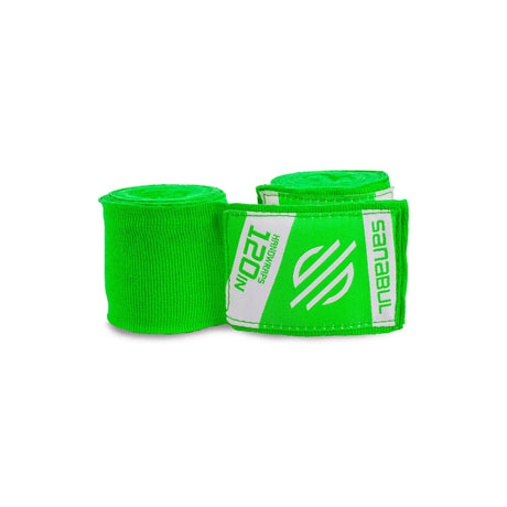 Sanabul Elastic Professional Bandages - 4.5 m - Green