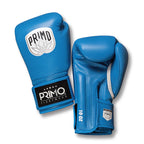Primo Emblem 2.0 Mayan Blue Boxing Gloves - Genuine Leather - Blue