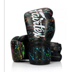 Fairtex BGV14PT Microfiber Boxing Gloves - Art Collections - Painter Black