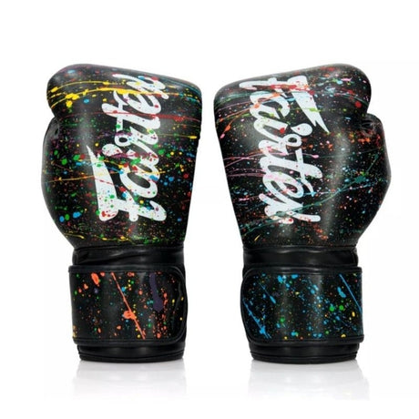 Fairtex BGV14PT Microfiber Bokshandschoenen - Art Collections - Painter Zwart