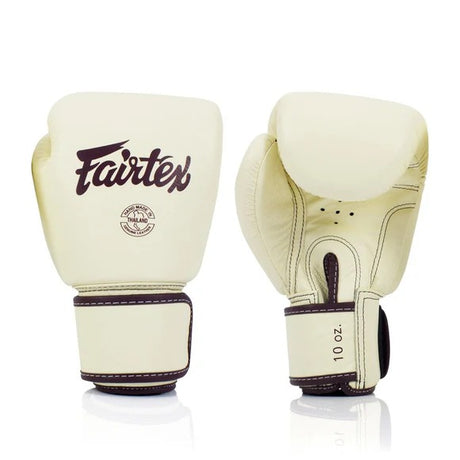 Fairtex BGV16 Bokshandschoenen - Echt Leer - Khaki