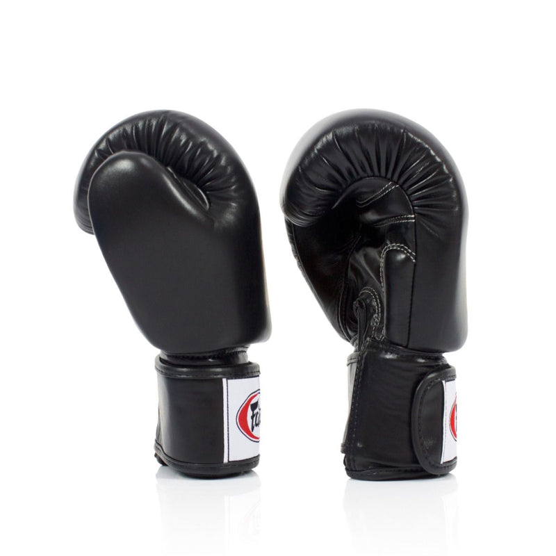 Fairtex BGV19 Deluxe "Tight-Fit" Boxing Gloves - Black