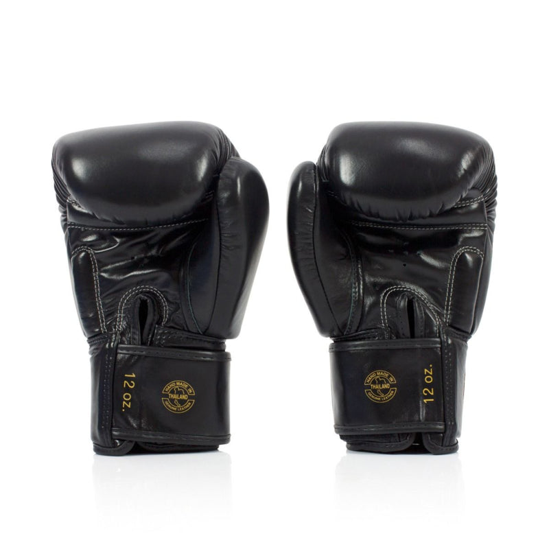 Fairtex BGV19 Deluxe "Tight-Fit" Boxing Gloves - Black