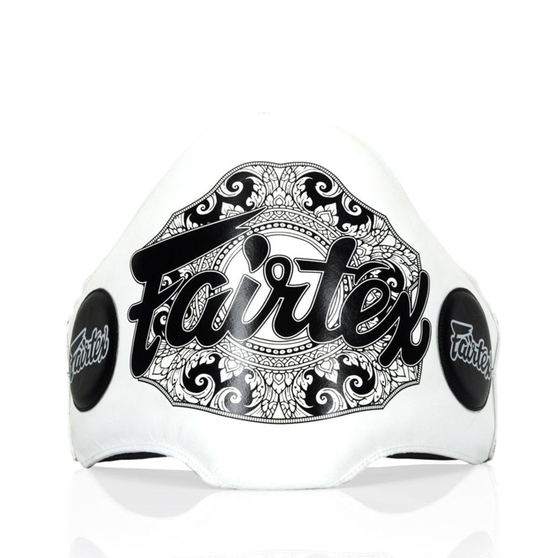 Fairtex BPV2 Lightweight Belly Pad (A.K.A. "The Champion Belt") - White