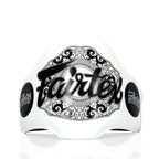 Fairtex BPV2 Lightweight Belly Pad (A.K.A. "The Champion Belt") - Wit