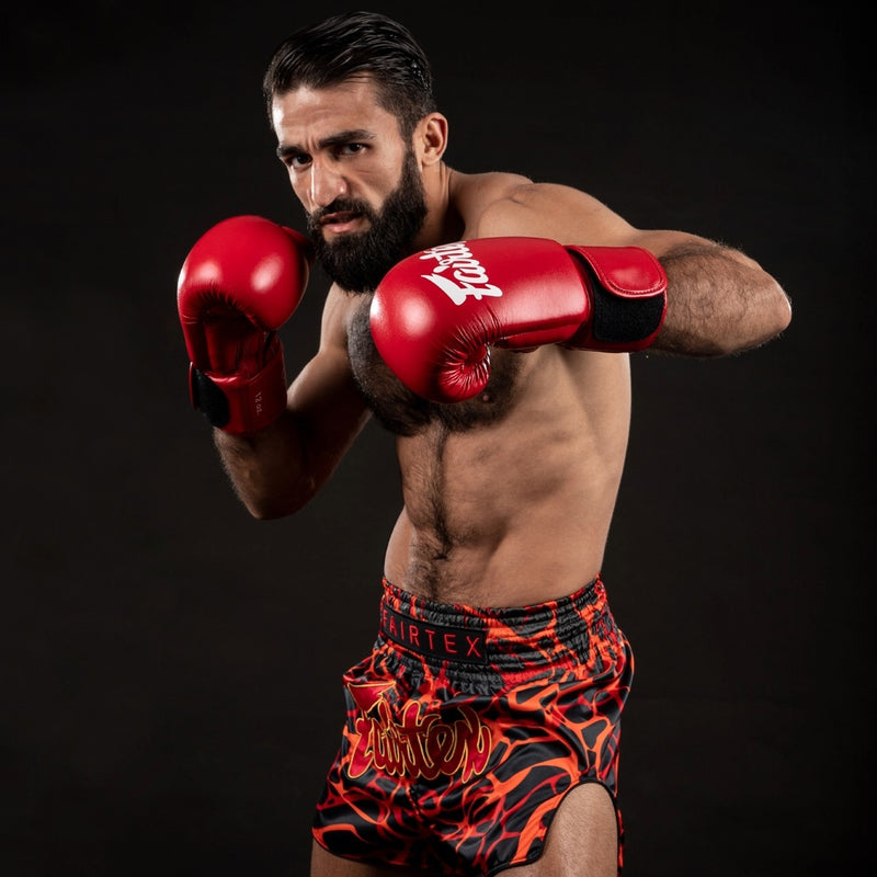Fairtex BS1926 Muay Thai Shorts - Magma 'Red'