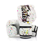 Fairtex BGV14PT Microfiber Boxing Gloves - Art Collections - Painter - White