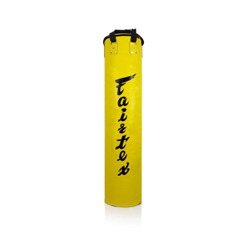 Fairtex HB6 Muay Thai Banana Bag - 180 cm - Unfilled - Yellow