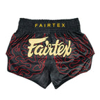 Fairtex BS1920 Muay Thai Shorts - Lava - Black/Gold