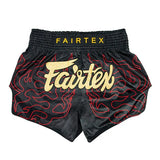 Fairtex BS1920 Muay Thai Shorts - Lava - Black/Gold