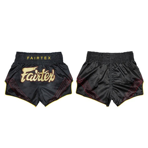 Fairtex BS1925 Muay Thai Shorts - Mr.X - black/gold
