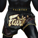 Fairtex BS1925 Muay Thai Shorts - Mr.X - black/gold