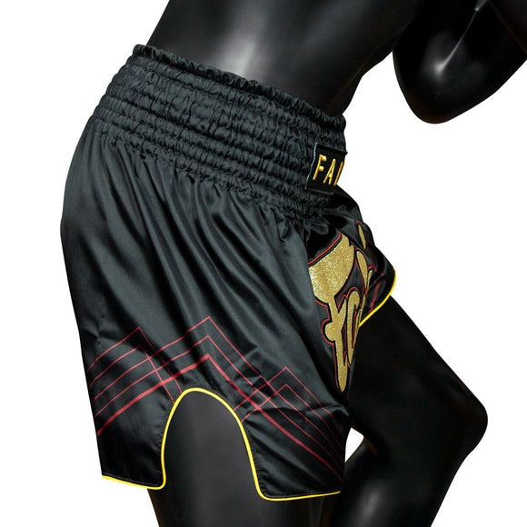 Fairtex BS1925 Muay Thai Shorts - Mr.X - black/gold