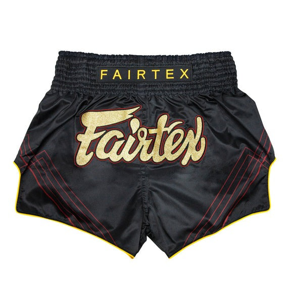 Fairtex BS1925 Muay Thai Shorts - Mr.X - black/gold